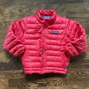 Patagonia Little Kid Red Puffer Jacket; size 3T